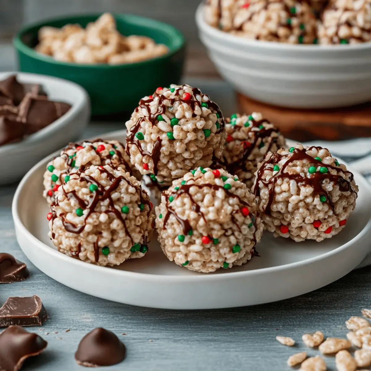 Chocolate Rice Krispie Balls
