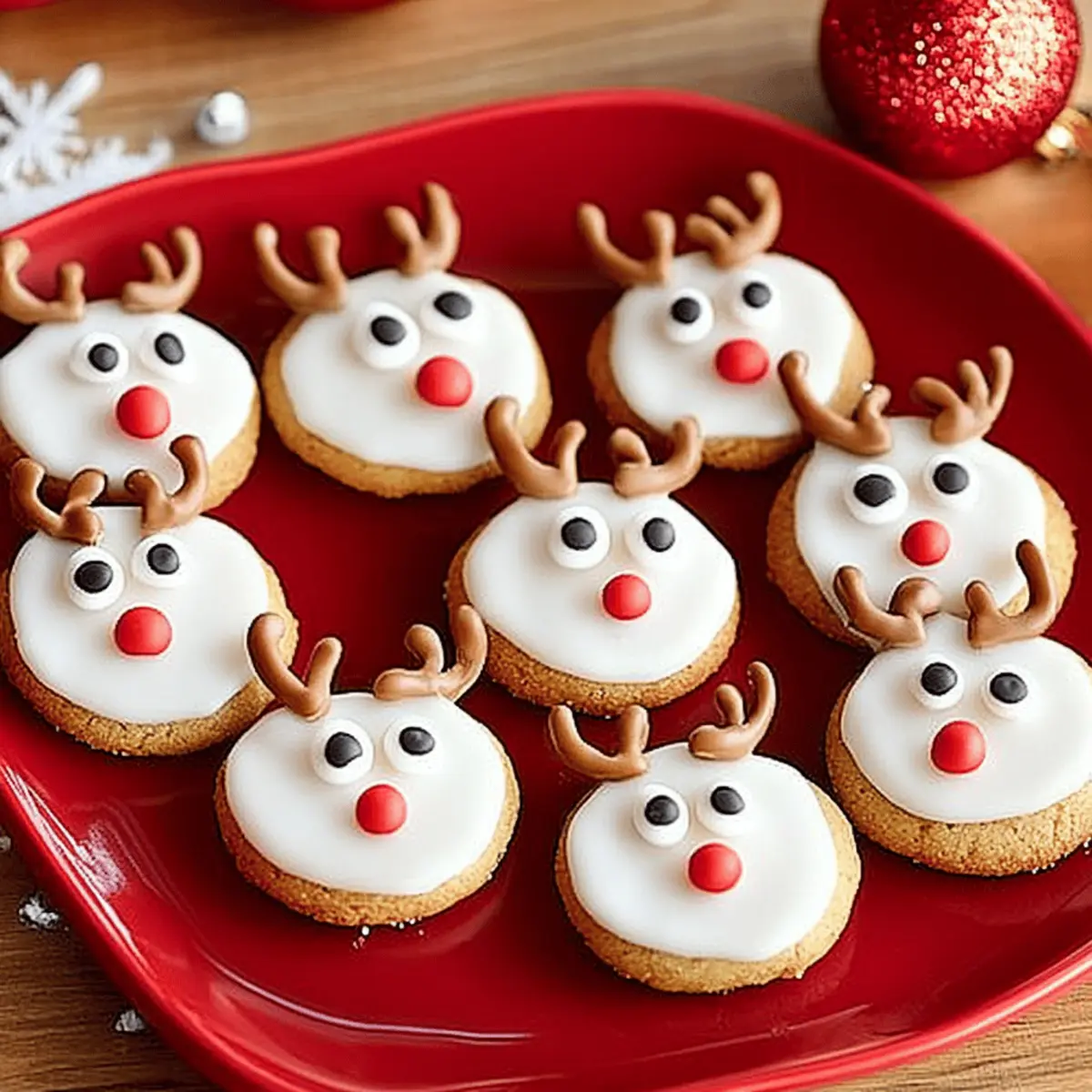 Rudolph the Red-Nosed Reindeer Cookies