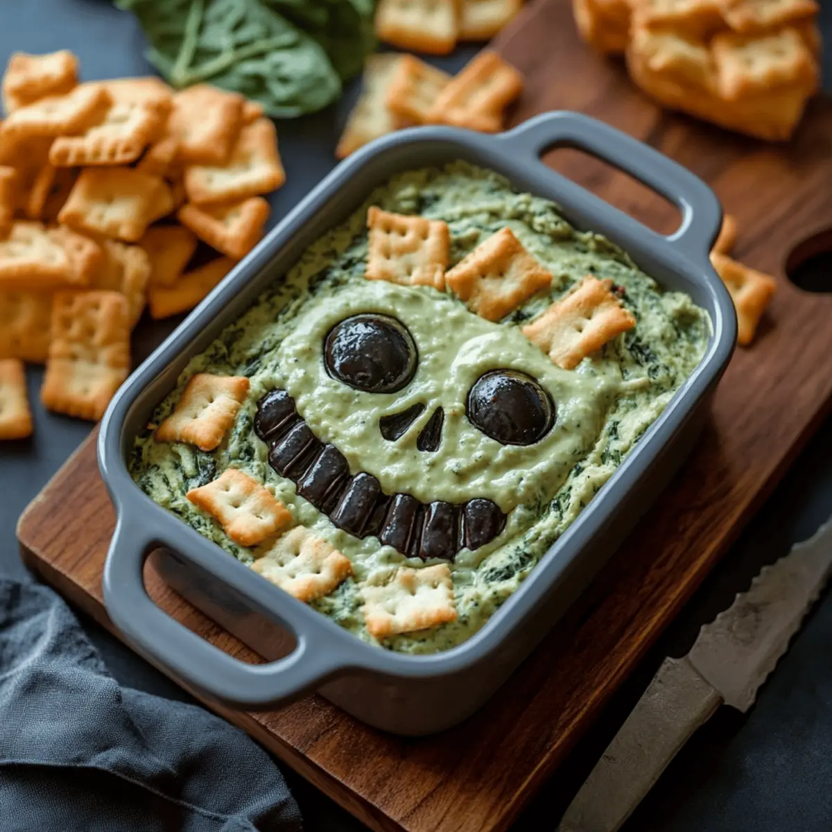 Franken-Spinach Monster Dip