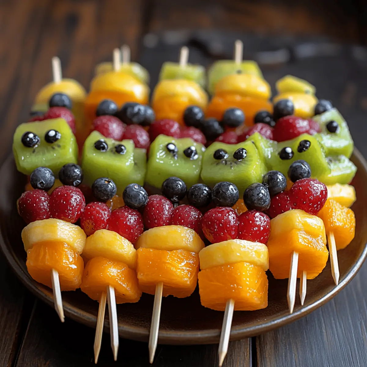 Monster Fruit Skewers