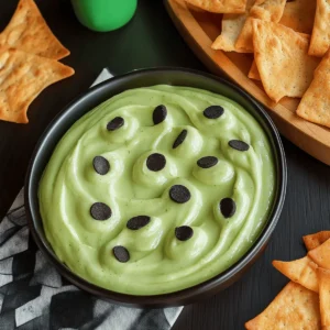 Witch’s Brew Salsa Verde & Cream Dip