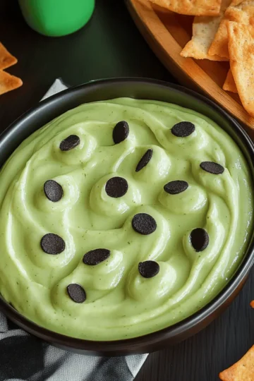 Witch’s Brew Salsa Verde & Cream Dip