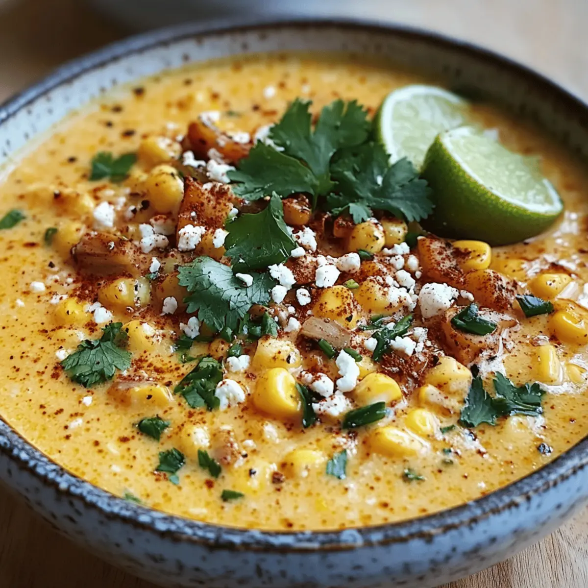 Mexican Street Corn Soup
