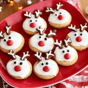 Rudolph the Red-Nosed Reindeer Cookies