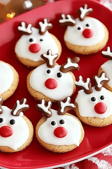 Rudolph the Red-Nosed Reindeer Cookies