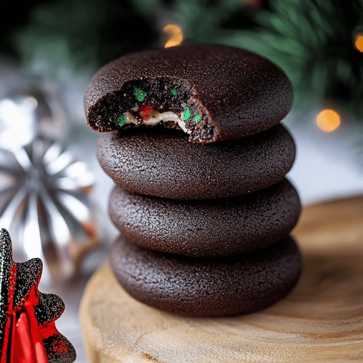 Chocolate Thumbprint Cookies