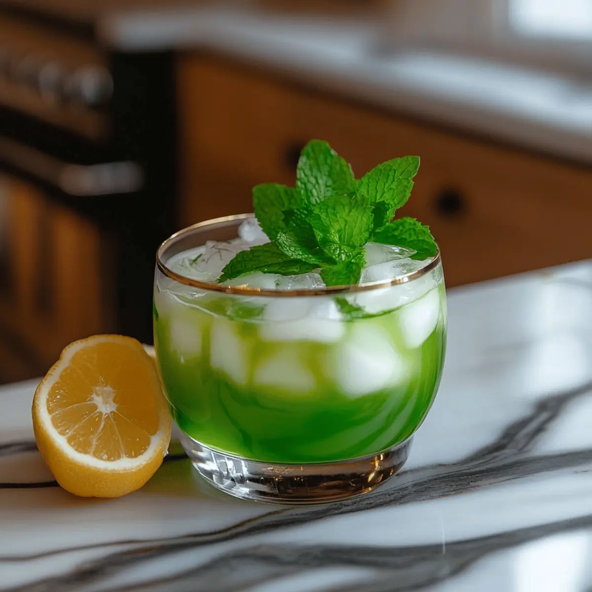 Goblin Green Punch Mocktail