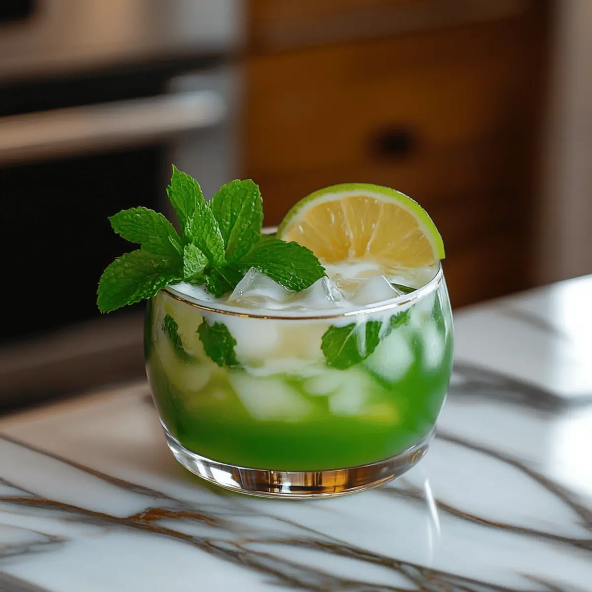 Goblin Green Punch Mocktail