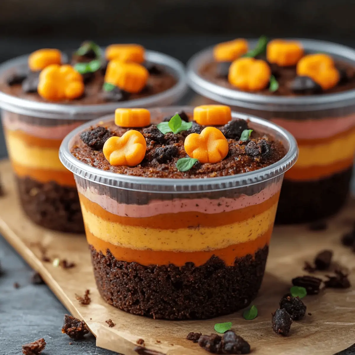 Pumpkin Patch Dirt Cups