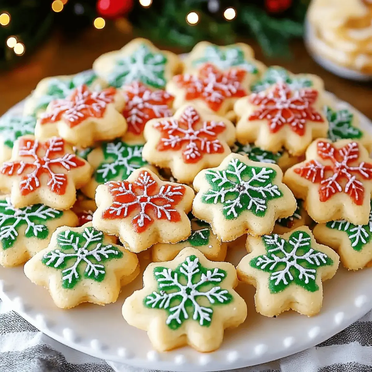 Buttery Spritz Cookies