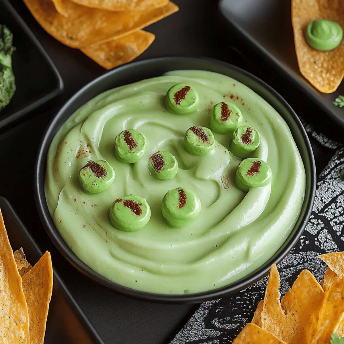 Witch’s Brew Salsa Verde & Cream Dip