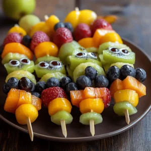 Monster Fruit Skewers
