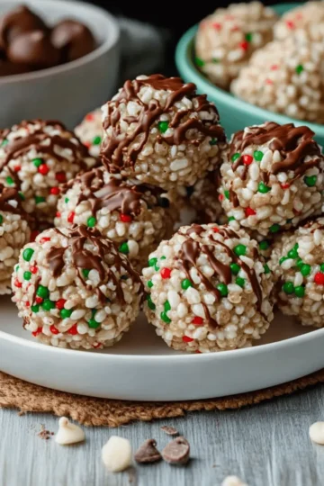 Chocolate Rice Krispie Balls