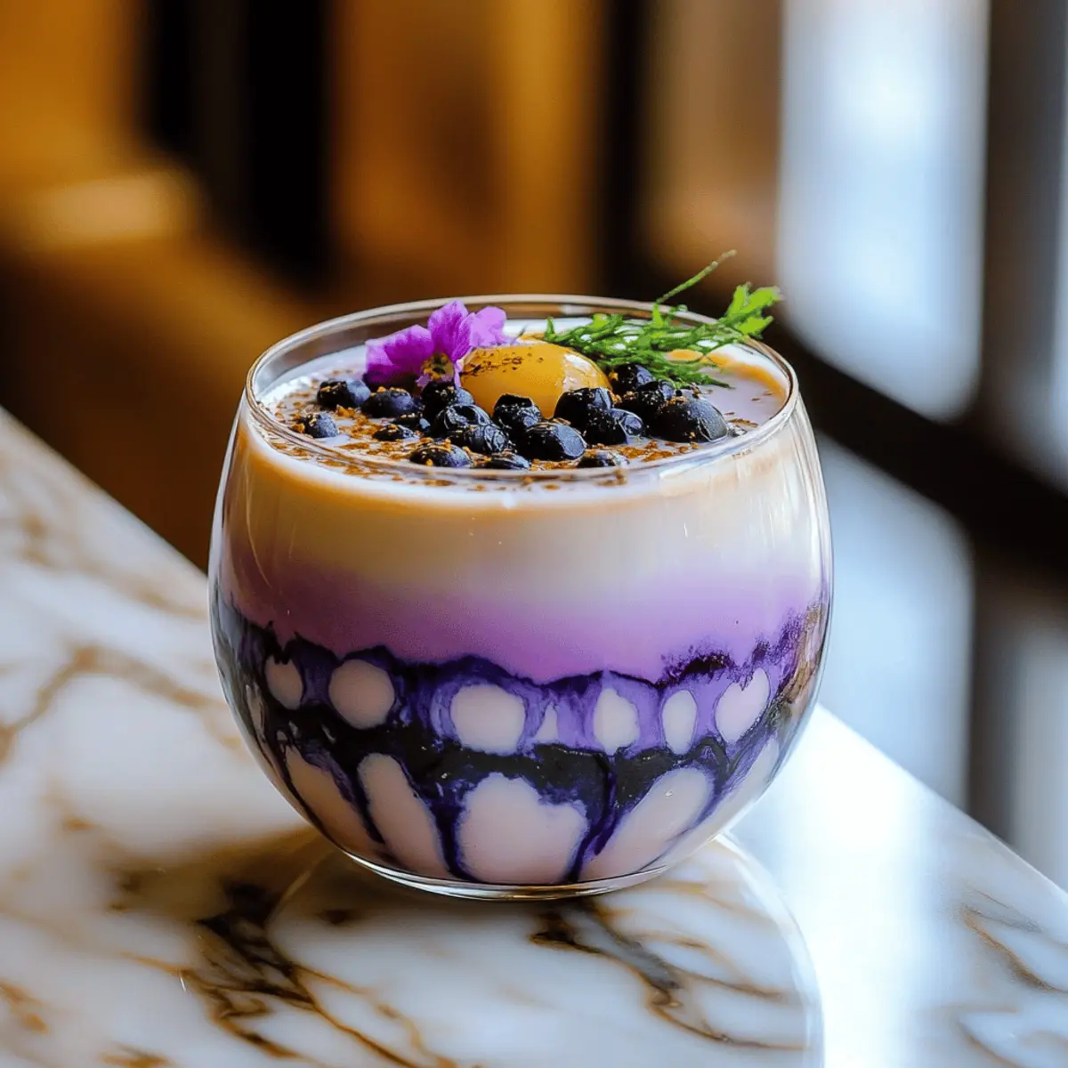 Bat Wing Bubble Tea Mocktail