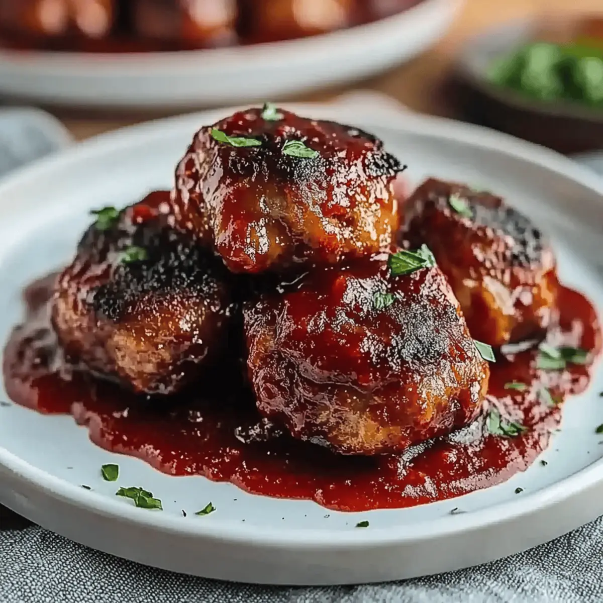 Cranberry Sauce Meatballs