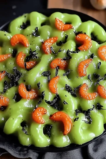 Halloween Monster Mac and Cheese