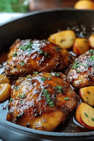 Apple Cider Glazed Chicken