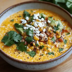 Mexican Street Corn Soup