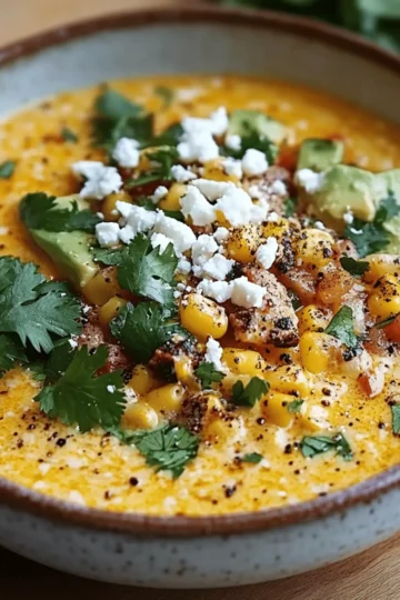 Mexican Street Corn Soup