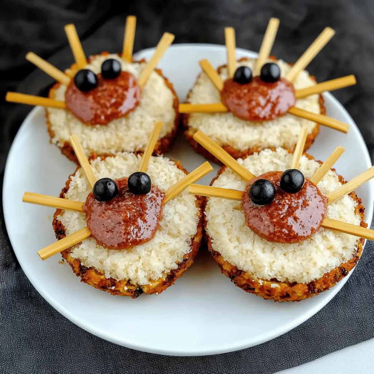 Spooky Spider Sandwiches