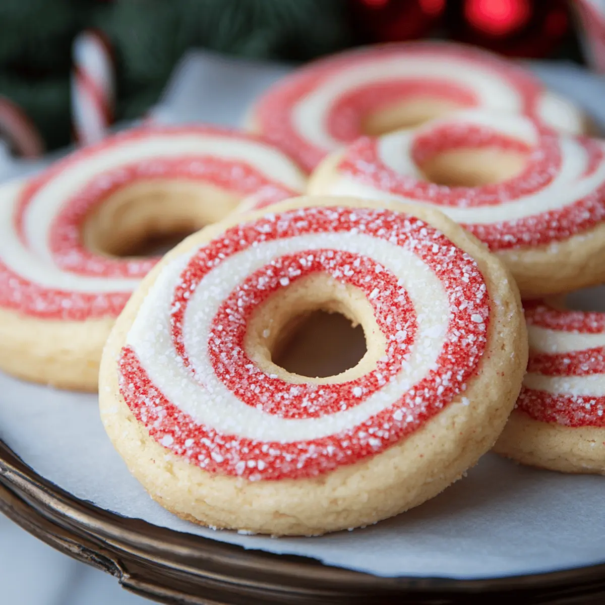 Candy Cane Cookies