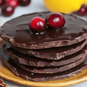 Chocolate Covered Cranberry Sauce