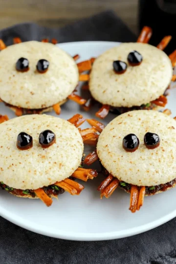 Spooky Spider Sandwiches