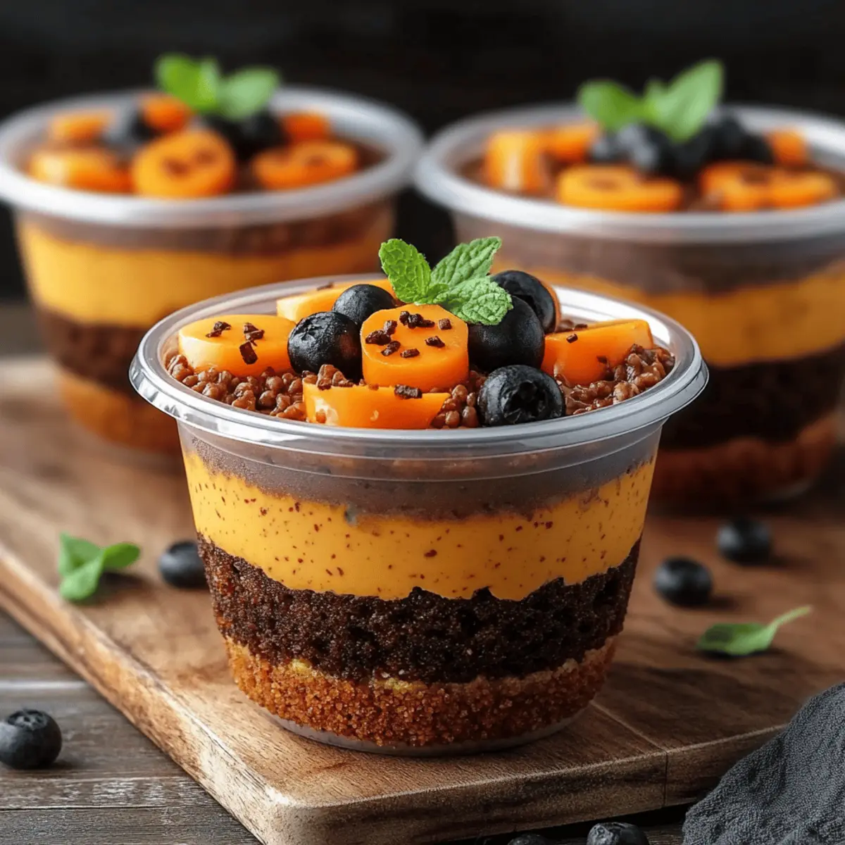 Pumpkin Patch Dirt Cups