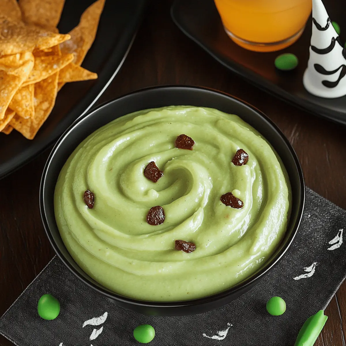 Witch’s Brew Salsa Verde & Cream Dip