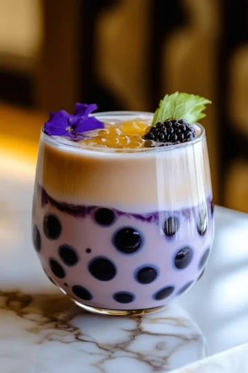 Bat Wing Bubble Tea Mocktail