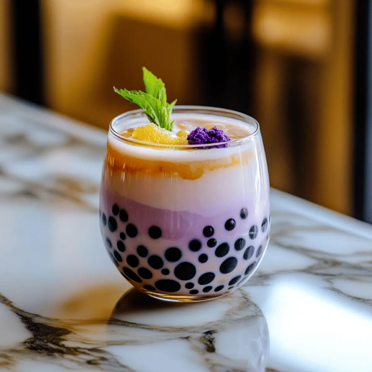 Bat Wing Bubble Tea Mocktail