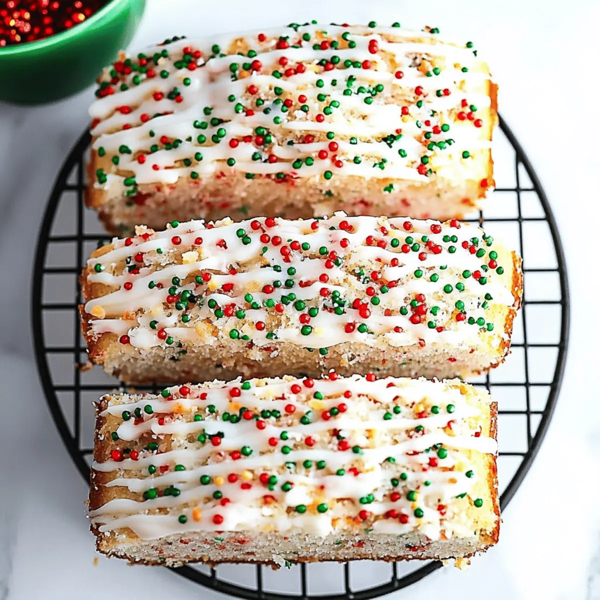 Christmas Sprinkle Buttermilk Bread