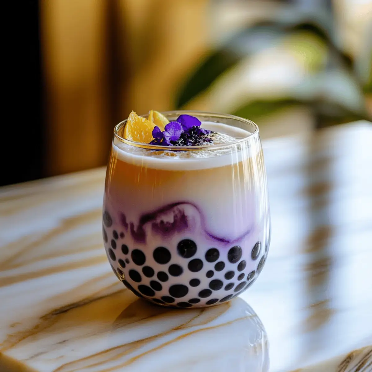 Bat Wing Bubble Tea Mocktail