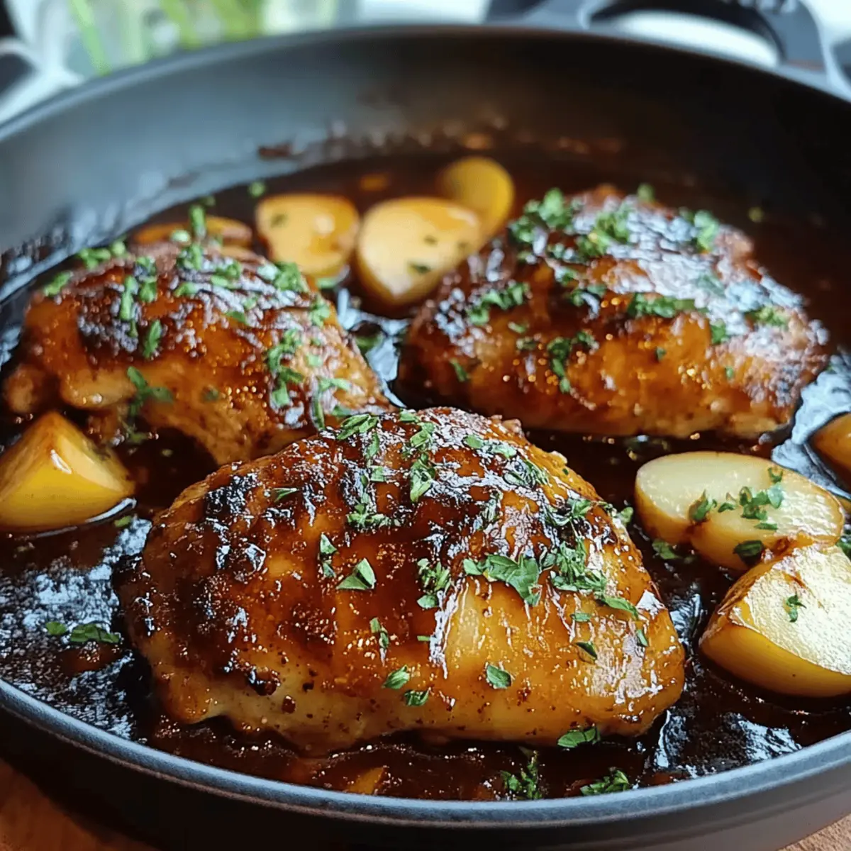 Apple Cider Glazed Chicken