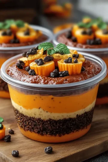 Pumpkin Patch Dirt Cups