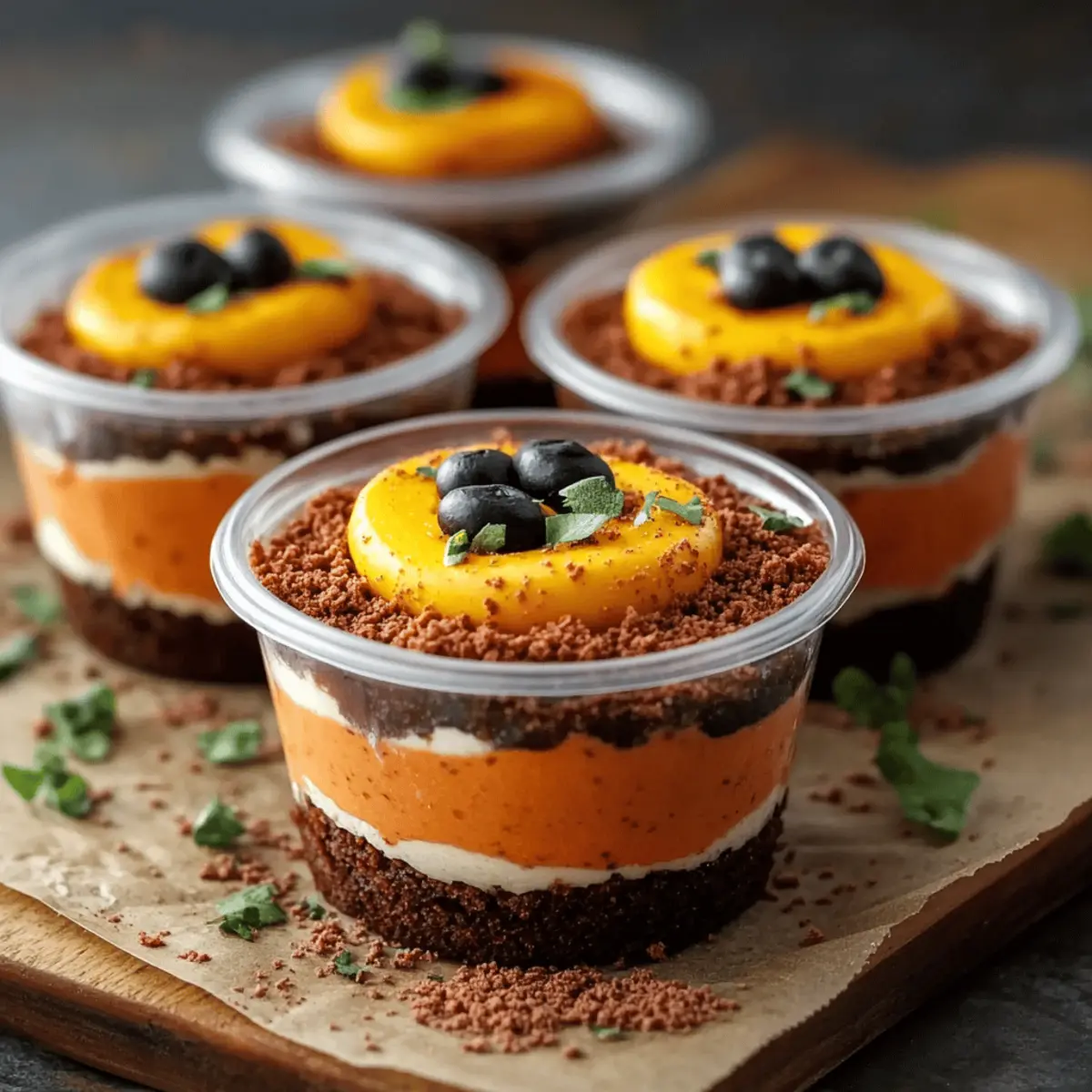 Pumpkin Patch Dirt Cups