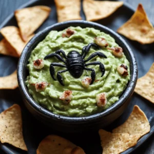 Swamp Guac with Creepy Crawler Chips
