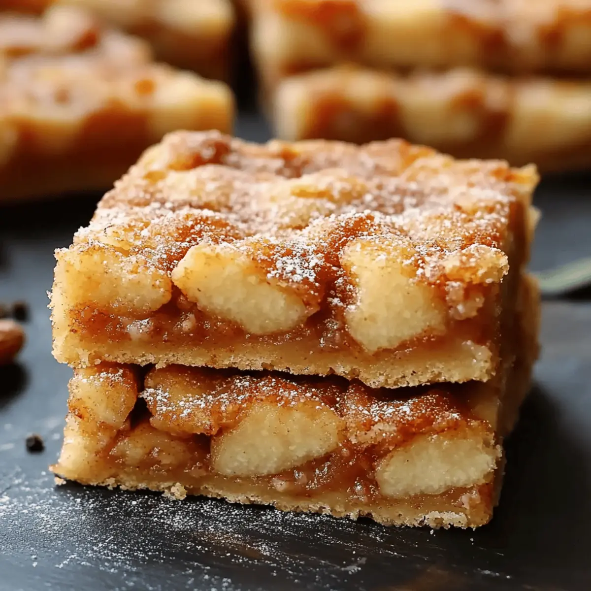 Apple Snickerdoodle Bars