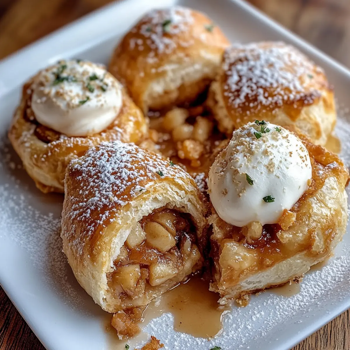 Air Fryer Apple Pie Bombs