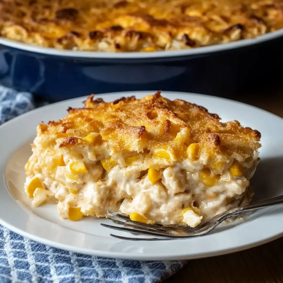 Amish Chicken Corn Casserole