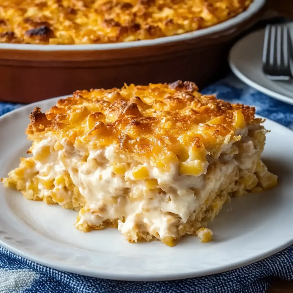 Amish Chicken Corn Casserole