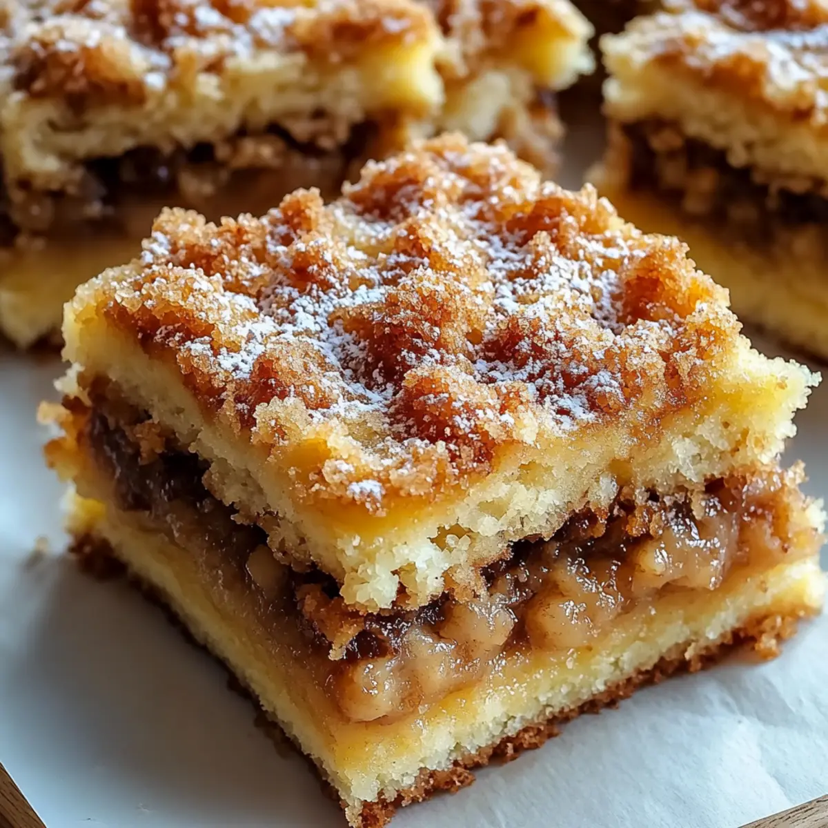 Apple Crumb Bars