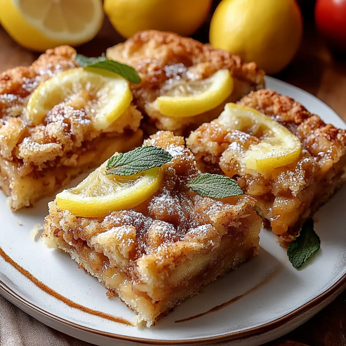 Apple Pie Bars