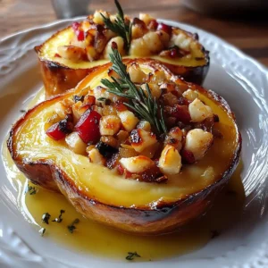 Apple Stuffed Acorn Squash