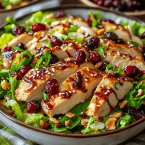 Asian Chicken Cranberry Salad