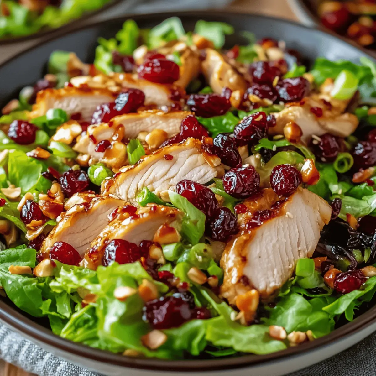 Asian Chicken Cranberry Salad