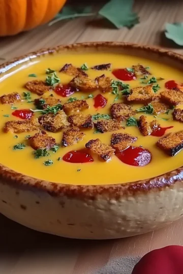Autumn-Spiced Roasted Pumpkin Soup