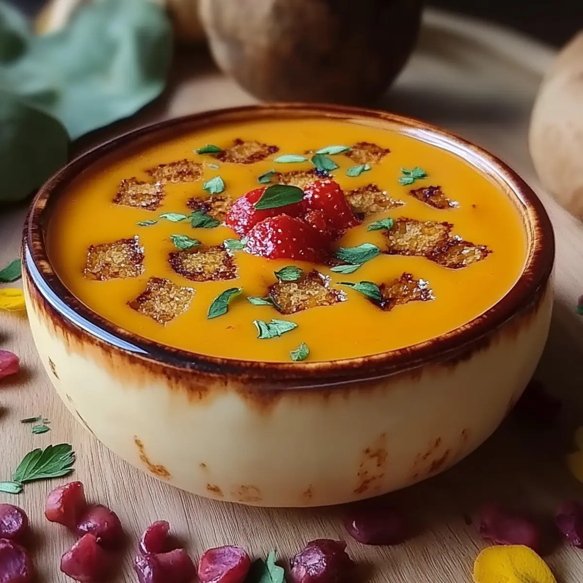 Autumn-Spiced Roasted Pumpkin Soup