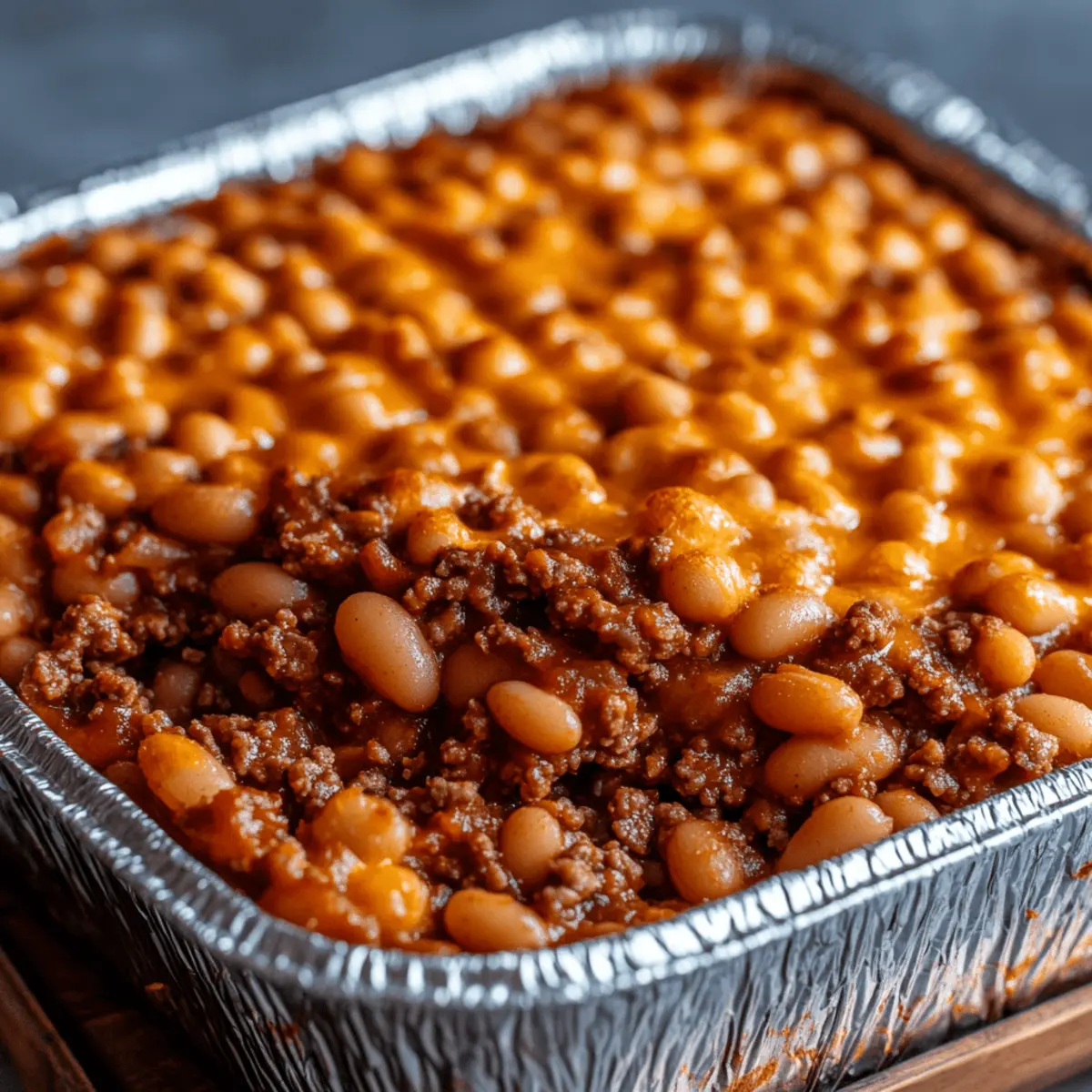 Baked Beans & Ground Beef Casserole