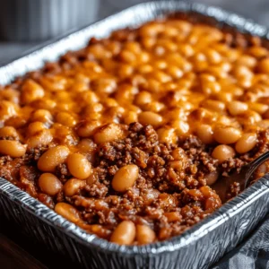 Baked Beans & Ground Beef Casserole